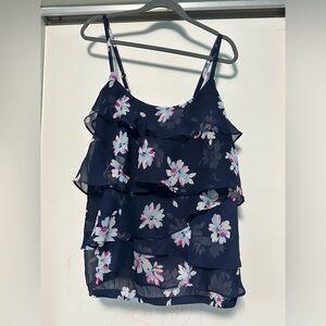 Torrid Navy Floral Layered Camisole